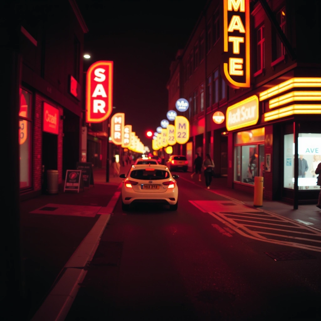 Abstract neon background